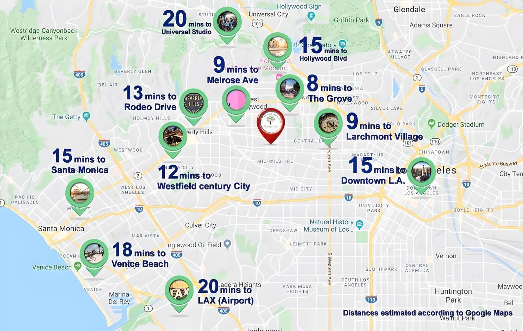 Los Angeles 3Br Villa Suites With Free Parking מראה חיצוני תמונה